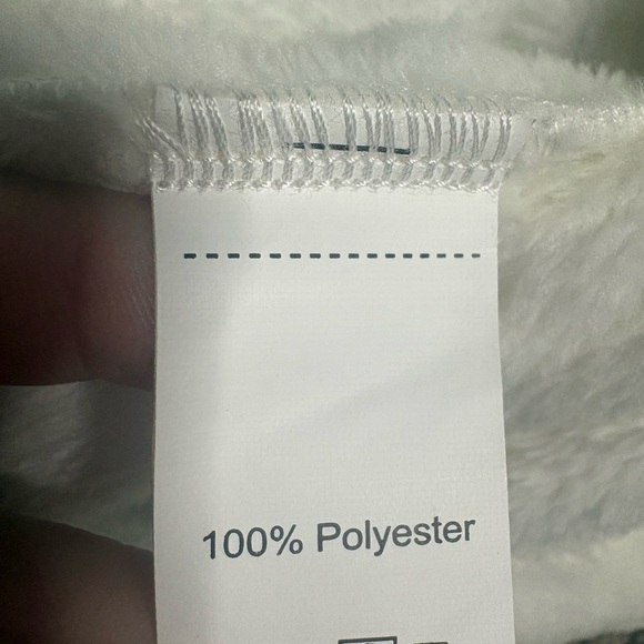 SHEIN Women’s XL White Leopard Print Fleece Jacket - Picture 11 of 13